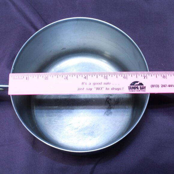 Revere Ware 1801 Copper Bottom 3 Quart Saucepan With Lid - Clinton, ILL - Picture 12 of 13